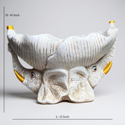 White Elephant Leaf Bowl