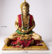 Lord Hanuman Idol in Meditation Pose