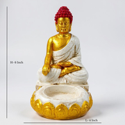 Tranquil Polyresin Buddha Statue