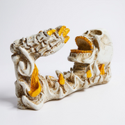 Skull Hand Wine Bottle Holder | Bottle Holder Skeleton Design with Golden Accents