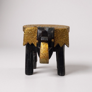 Handcrafted Elephant Mini Wooden Stool