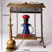 Royal Rajasthani Decorative Hookah – Traditional Style