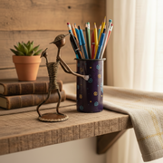 Tribal Artisan Pen Stand – Handcrafted