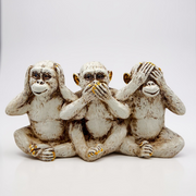 Three Wise Monkeys Figurine