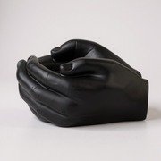 Black Hands Decorative Sculpture | Modern Abstract Home Decor Showpiece