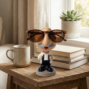 Quirky Old Man Sunglass Holder Figurine