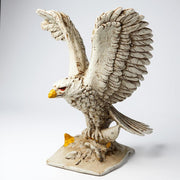 Eagle with Fish Figurine | Majestic Home Decor Sculpture