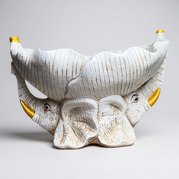 White Elephant Leaf Bowl