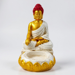 Tranquil Polyresin Buddha Statue
