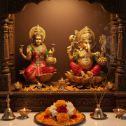 Divine Lakshmi Ganesha Idol Combo |(Combo Big)