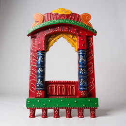 Heritage Rajasthani Jharokha Wall Frame – Multicolor (16 Inch)