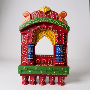 Heritage Rajasthani Jharokha Wall Frame – Multicolor (10 Inch)