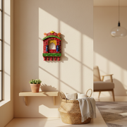 Heritage Rajasthani Jharokha Wall Frame – Multicolor (10 Inch)