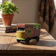 Vintage Indian Truck Desk Organizer – Handcrafted