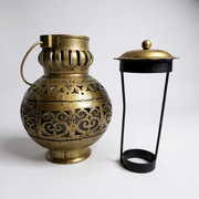 Heritage Metal Decorative Lantern – Handcrafted