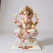 Divine Lakshmi Ganesha Idol Combo | Marble Finish Statue Set for Home Temple & Festive Décor (Combo)
