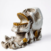 Skull Hand Wine Bottle Holder | Bottle Holder Skeleton Design with Golden Accents