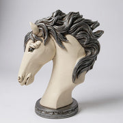 White Horse Head Sculpture | Premium Home Decor Showpiece