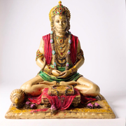 Lord Hanuman Idol in Meditation Pose