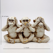 Three Wise Monkeys Figurine