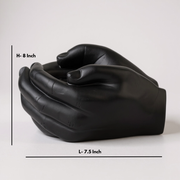 Black Hands Decorative Sculpture | Modern Abstract Home Decor Showpiece